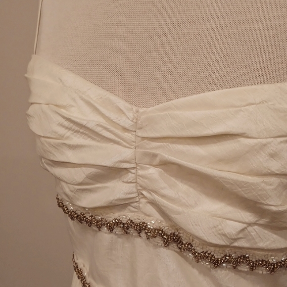 ABS Allen Schwartz Collection Ivory Cocktail Dress NEW- Sz. 8 - Picture 5 of 16